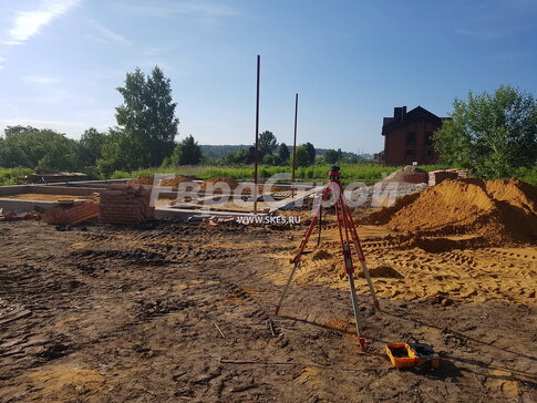 Обратная засыпка горным песком