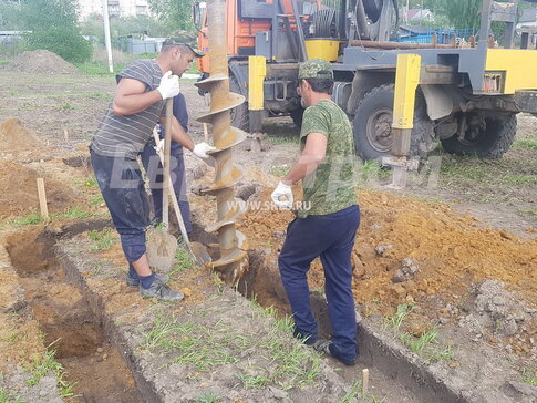 Бурение сваи