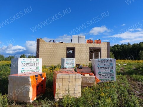 Кладка кирпича и блоков 2 этаж
