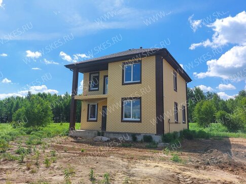 Теплый контур дома в 2 этажа с балконом